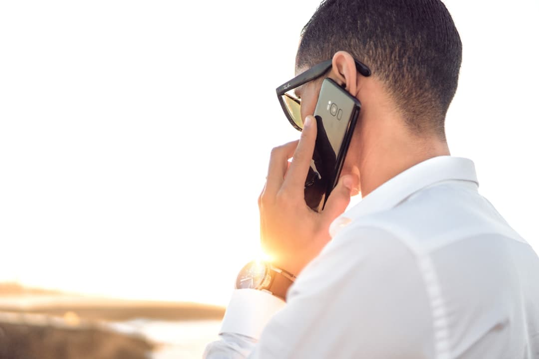 Real estate agent phone call